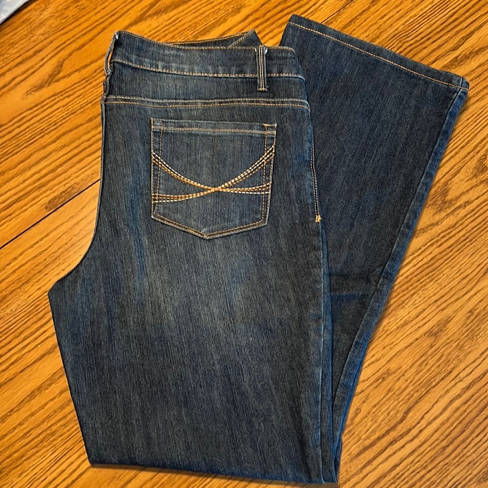 Curvy Boot cut Faded glory jeans, size 12